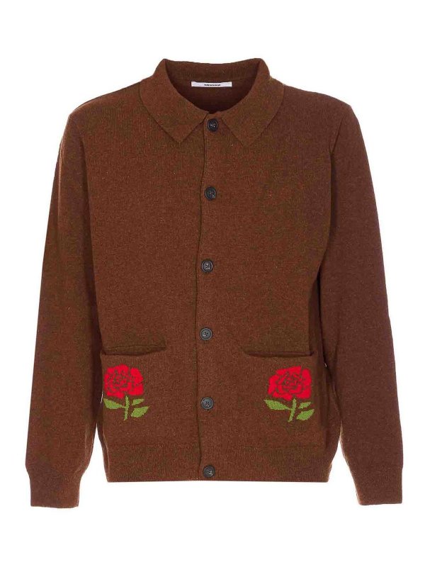 EDMMOND STUDIOS: Cardigans - Cardigan - Marron