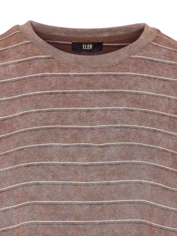 Brown Long Sleeves T-Shirt shop online: ELEH