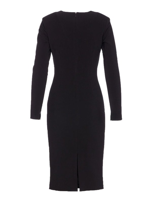 ELISABETTA FRANCHI: knee length dresses online - Logo Dress