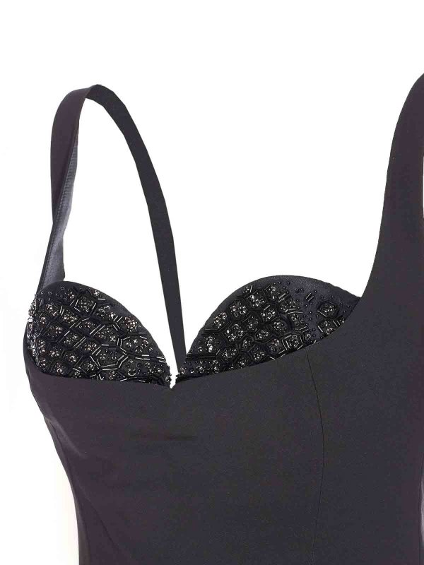 The Best Shops ELISABETTA FRANCHI: ニーレングスドレス - 膝丈ドレス - 黒