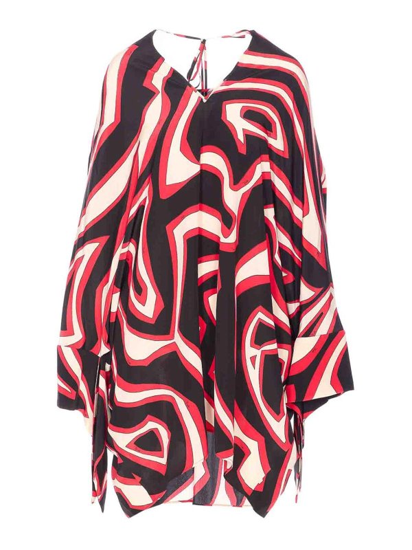 EMILIO PUCCI: Vestidos cortos - Vestido Corto - Rojo