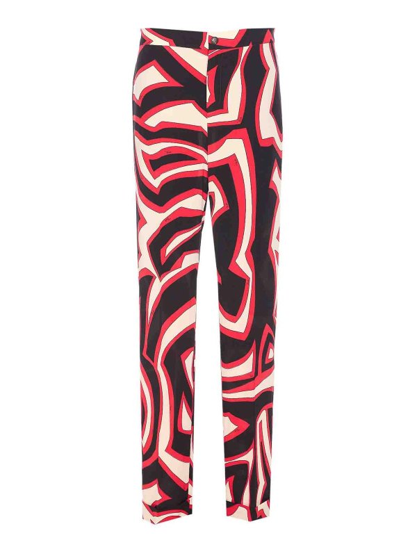 EMILIO PUCCI: Pantalones casual - Pantalón Casual - Rojo