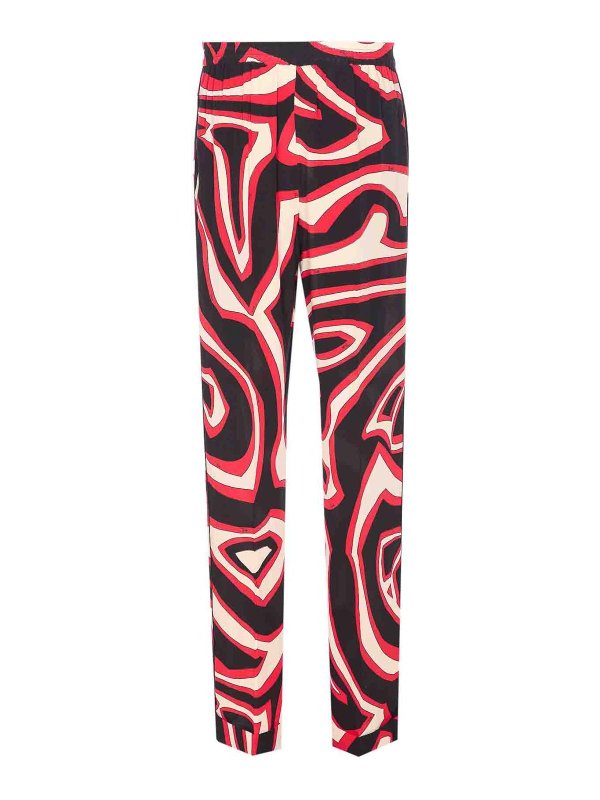 EMILIO PUCCI: Pantalones casual online - Pantalón Casual - Rojo