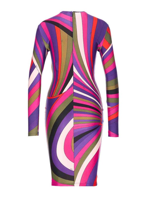 EMILIO PUCCI: Robe longueur genou online - Robe Au Genou - Multicolore