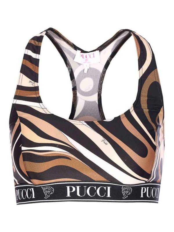 EMILIO PUCCI: Tops & Tank tops - Brown Top