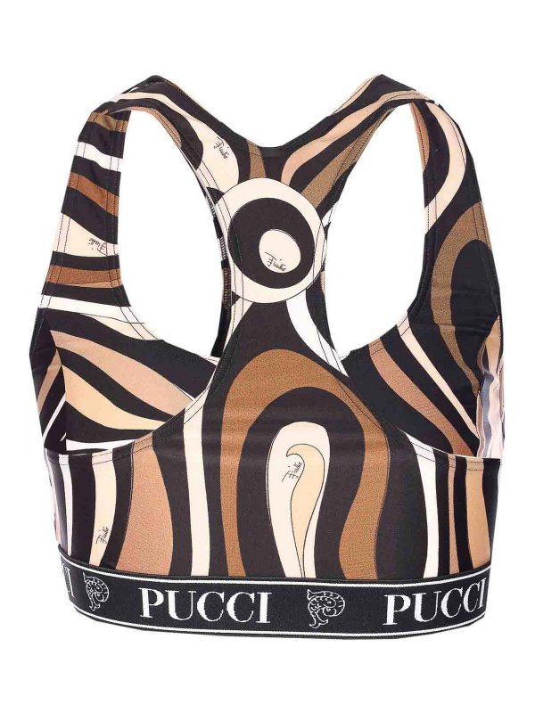 EMILIO PUCCI: Tops & Tank tops online - Brown Top