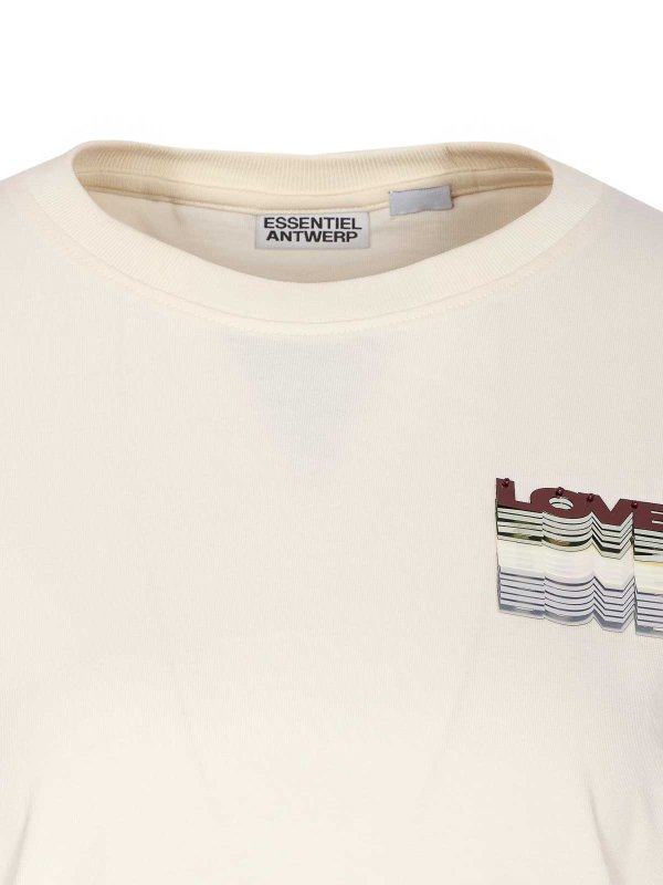 Rundhalspullover - Beige shop online: ESSENTIEL ANTWERP