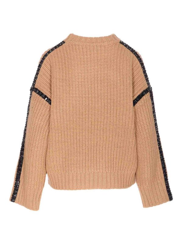 ESSENTIEL ANTWERP: crew necks online - Indsay Embellished Sweater