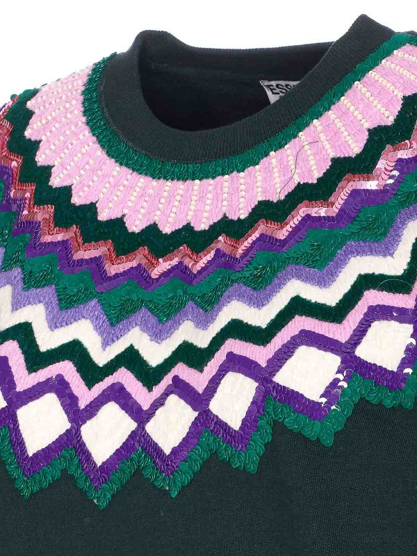 The Best Shops ESSENTIEL ANTWERP: Suéteres con cuello pico - Suéter Cuello Redondo - Verde