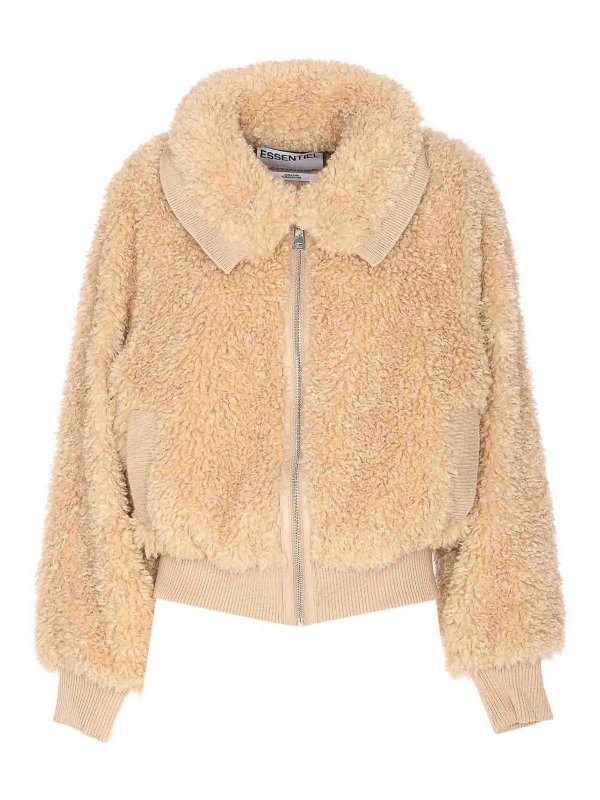 ESSENTIEL ANTWERP: Fur & Shearling Coats - Iwill Faux Fur Jacket