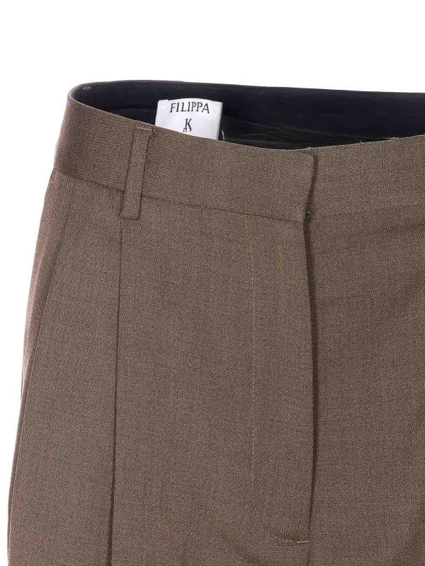 カジュアルパンツ - ブラウン shop online: FILIPPA K