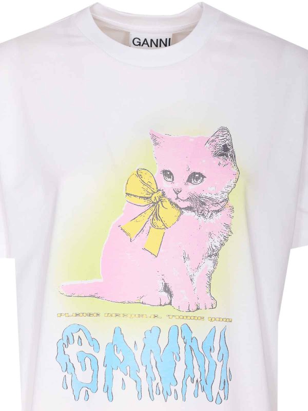 Basic Neon T-Shirt shop online: GANNI