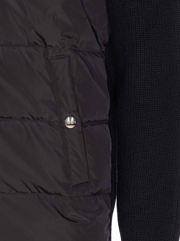The Best Shops HERNO: cardigans - Knitted And Padded Cardigan