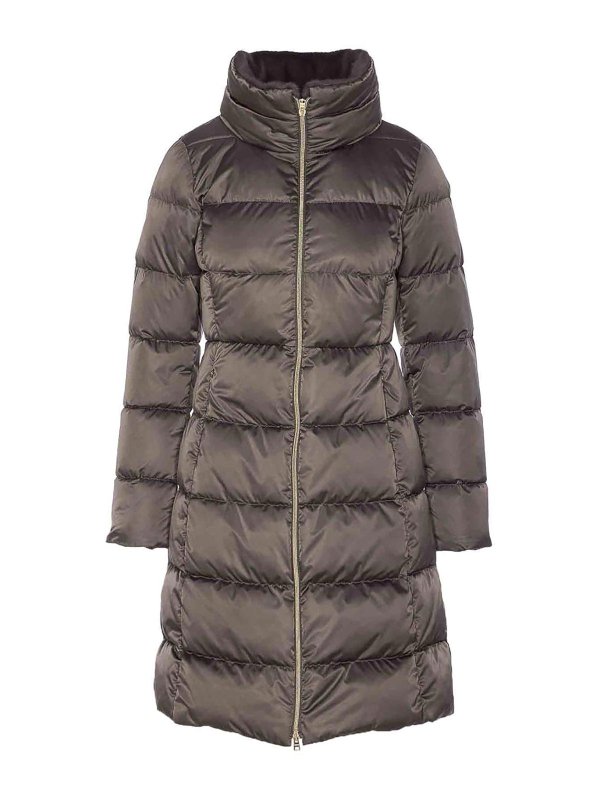 HERNO: giacche imbottite - Piumino medio imbottito Antracite