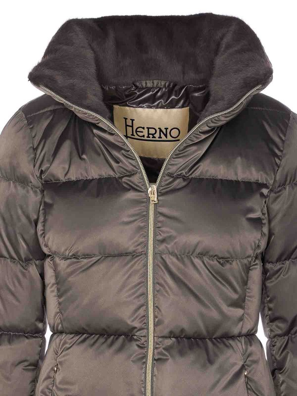 Piumino medio imbottito Antracite shop online: HERNO