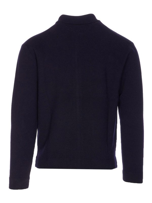 HOSIO: Cuellos altos y polos online - Suéter Con Cuello Alto - Azul