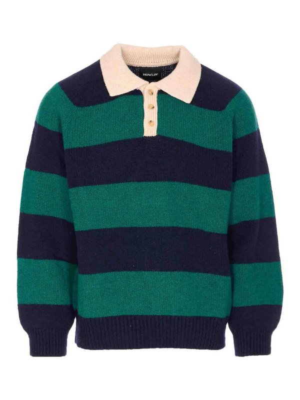 HOWLIN: crew necks - Absolute Polo Sweater