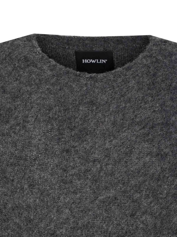 Pull Col Rond - Gris shop online: HOWLIN