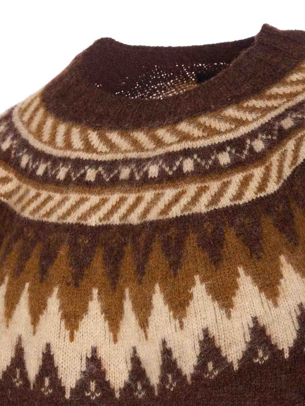 The Best Shops HOWLIN: Pull col rond - Pull Col Rond - Marron