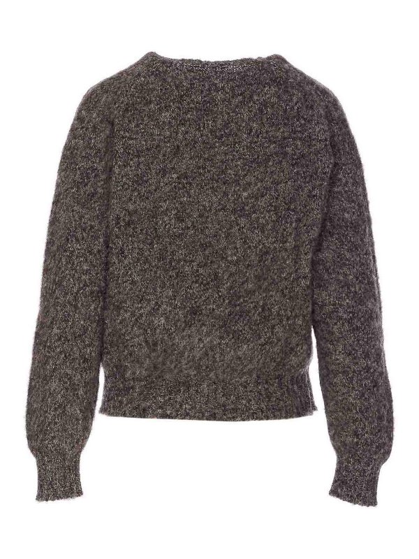 HOWLIN: Strickpullover mit Rundhalsausschnitt online - Rundhalspullover - Schwarz