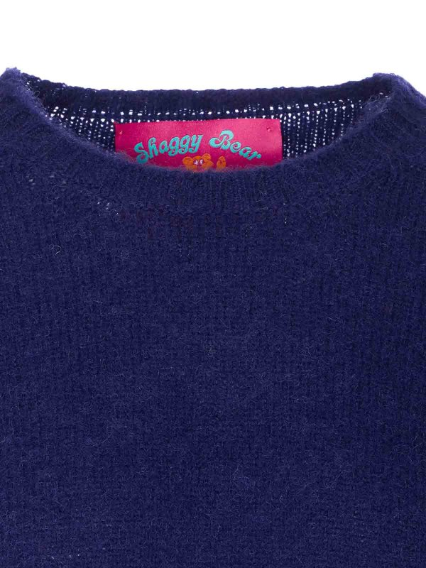 Blue Shaggy Bear Sweater shop online: HOWLIN
