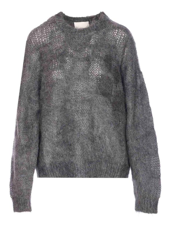 ISABEL MARANT: crew necks - Grey Mirella Sweater