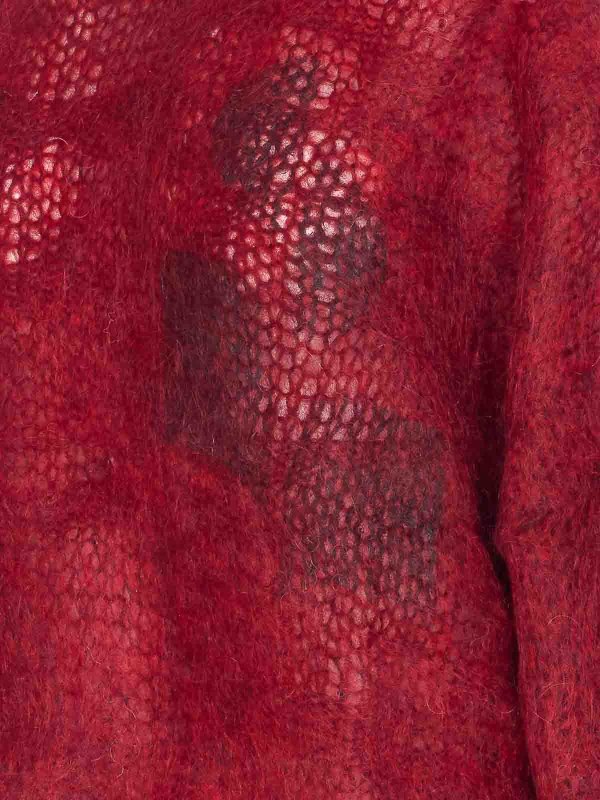 The Best Shops ISABEL MARANT: Strickpullover mit Rundhalsausschnitt - Rundhalspullover - Rot