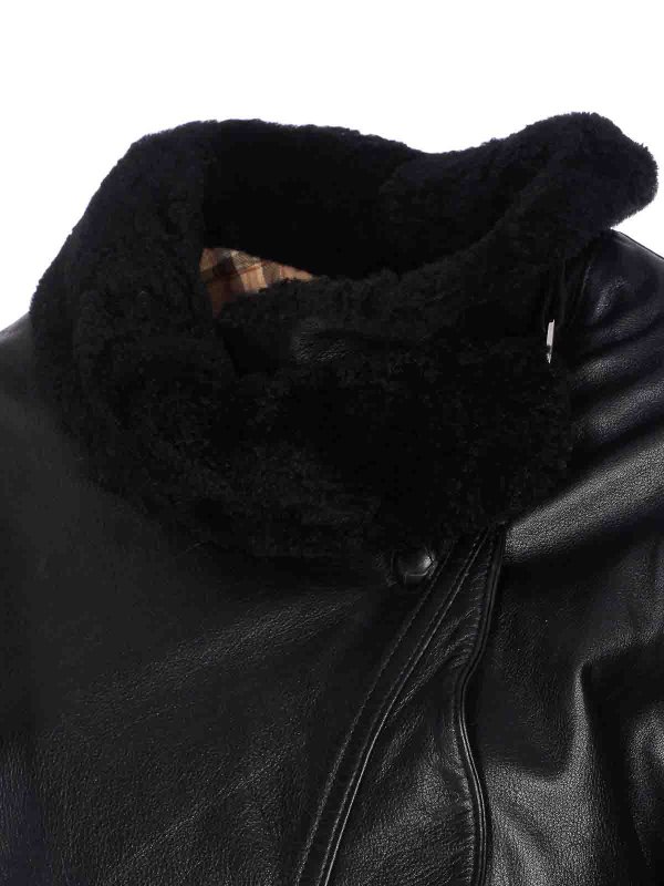 The Best Shops ISABEL MARANT: leather jacket - Black Bryana Leather Jacket