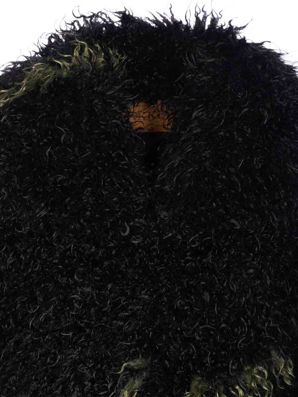 毛皮/ムートンコート - 黒 shop online: JAKKE