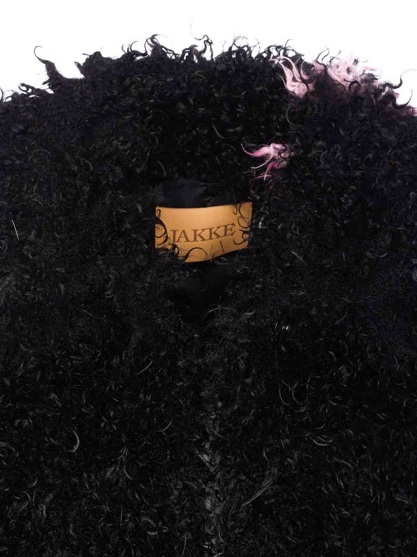 Abrigo De Piel - Negro shop online: JAKKE