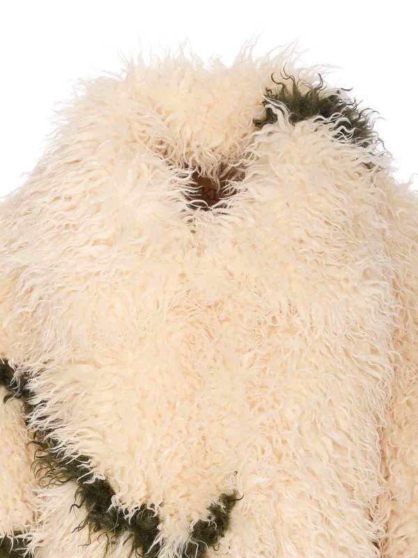 The Best Shops JAKKE: Pelz und Shearling - Pelz - Weiß