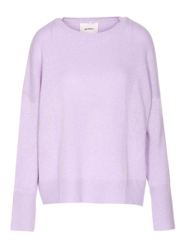 LISA YANG: クルーネック - クルーネック - 紫