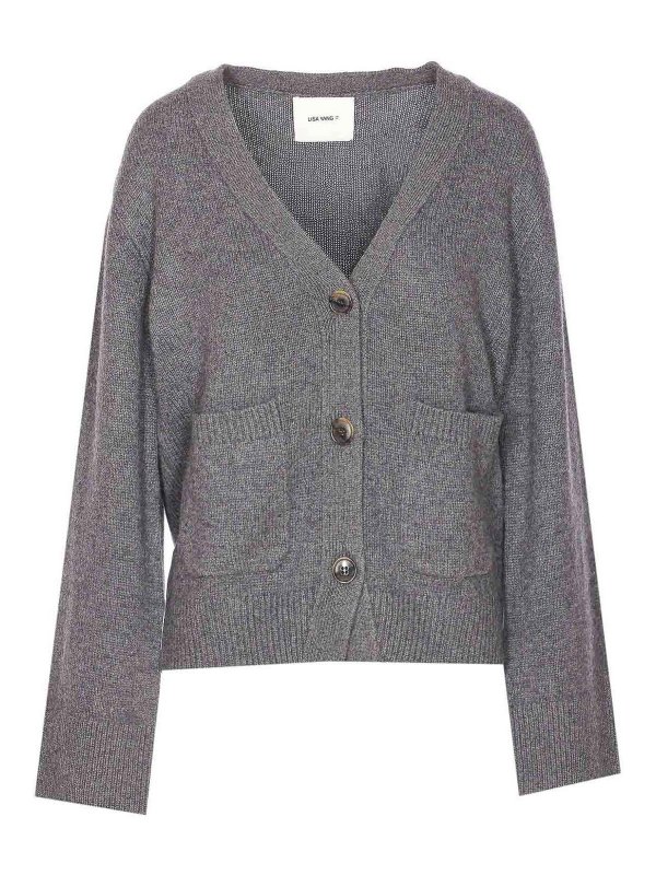 LISA YANG: Cardigans - Cardigan - Grau