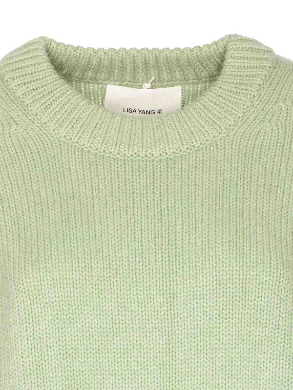 Rundhalspullover - Grün shop online: LISA YANG