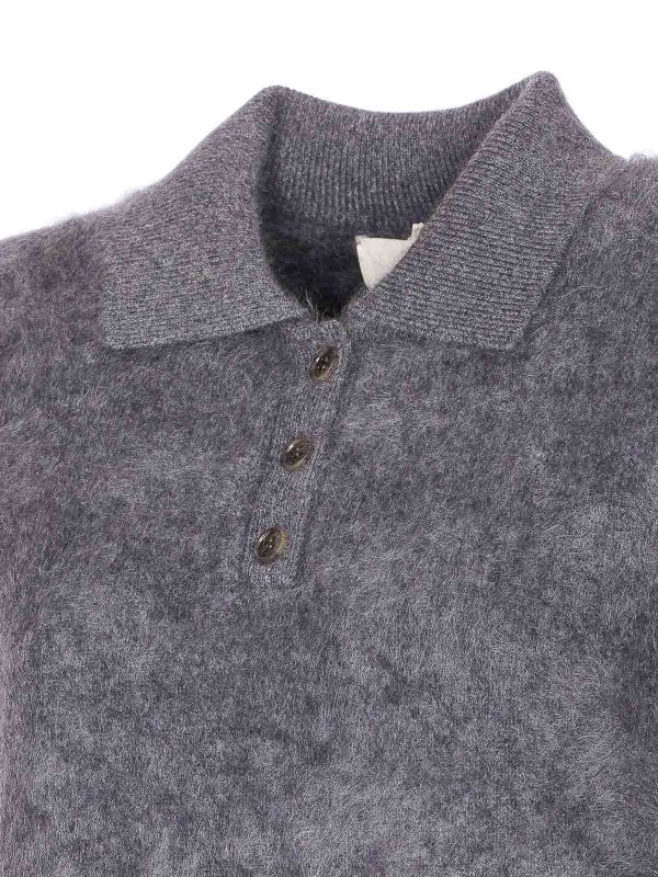 The Best Shops LISA YANG: crew necks - Carolyn Short Sleeves Sweater