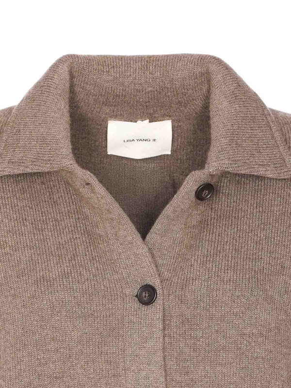 カーディガン - ベージュ shop online: LISA YANG