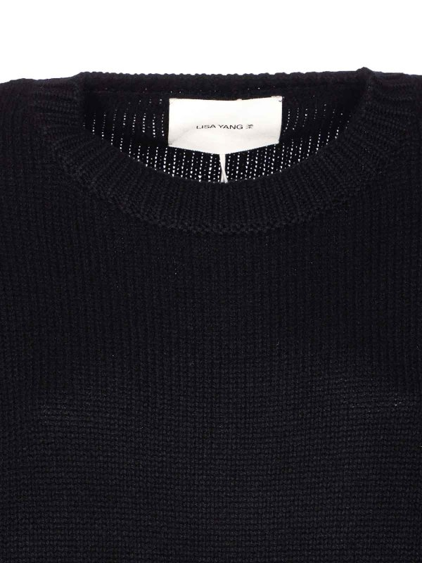 Suéter Cuello Redondo - Negro shop online: LISA YANG