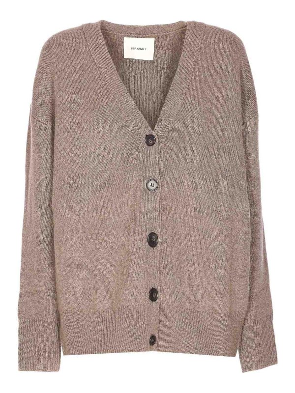 LISA YANG: カーディガン - カーディガン - ブラウン