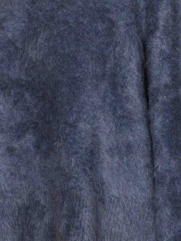 The Best Shops LISA YANG: Turtlenecks & Polo necks - Night Fall Brushed Blue Floren Sweater