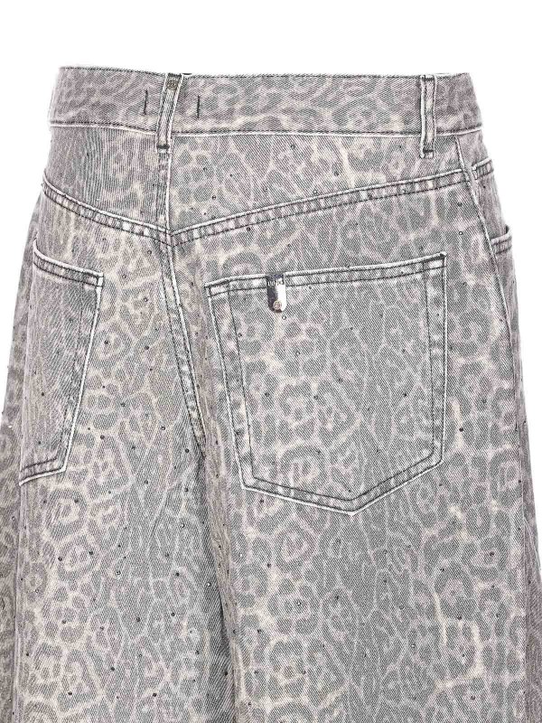 The Best Shops Liu Jo: flared jeans - Animalier Jeans