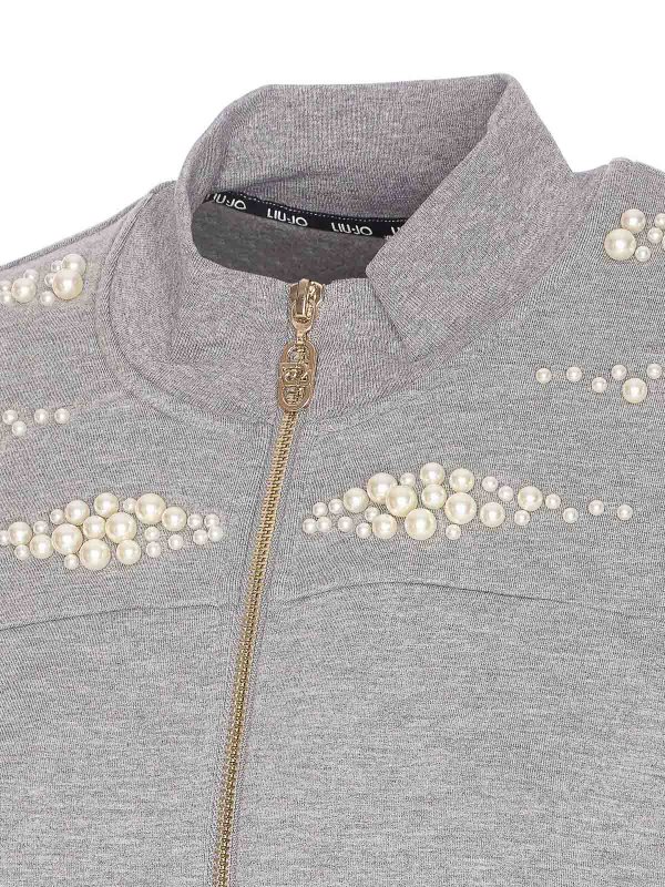 The Best Shops Liu Jo: crew necks - Zipped Sweatshirt