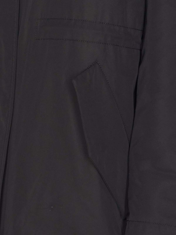 The Best Shops LOU ANDREA: Fur & Shearling Coats - Black Reversible Jacket