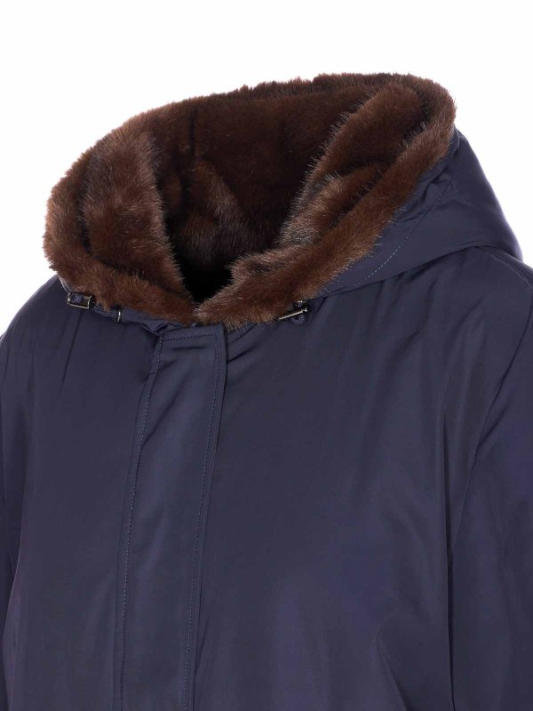 The Best Shops LOU ANDREA: Pelz und Shearling - Pelz - Blau