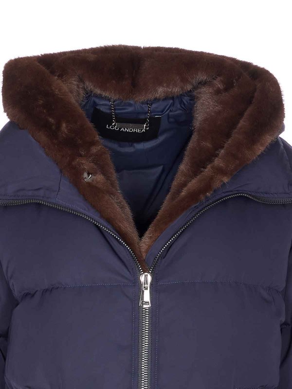 Blue Down Jacket shop online: LOU ANDREA