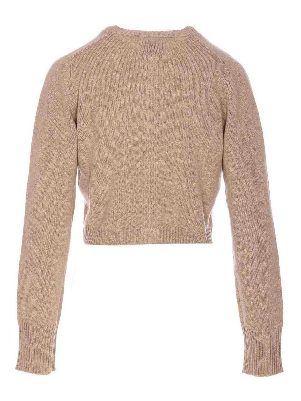 LOULOU STUDIO: Cardigans online - Cardigan - Beige