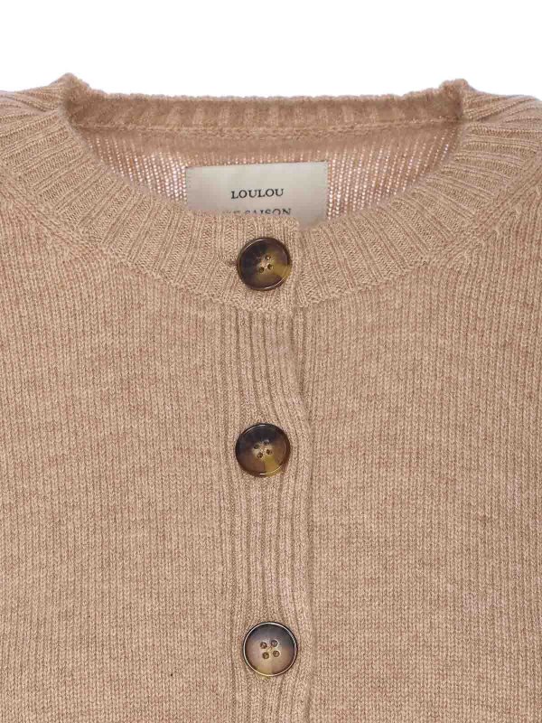 Cardigan - Beige shop online: LOULOU STUDIO
