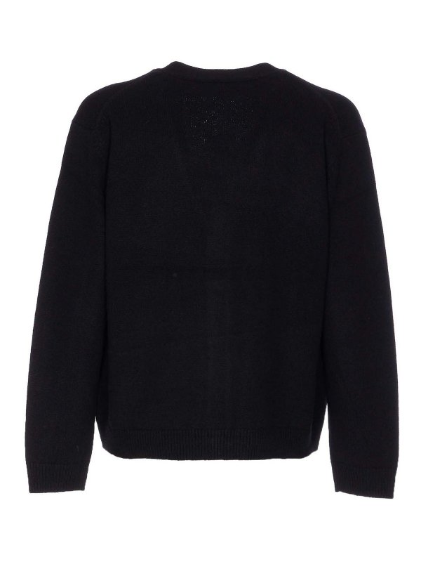 MAISON KITSUNÉ: Cardigans online - Cardigan - Noir