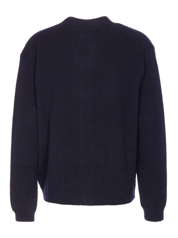 MAISON KITSUNÉ: Cardigans online - Cardigan - Bleu