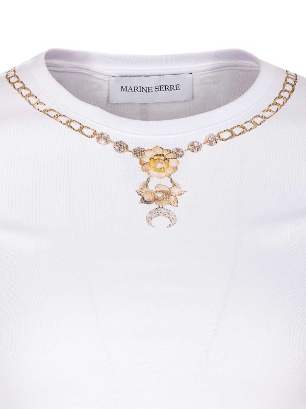 Rundhalspullover - Weiß shop online: MARINE SERRE