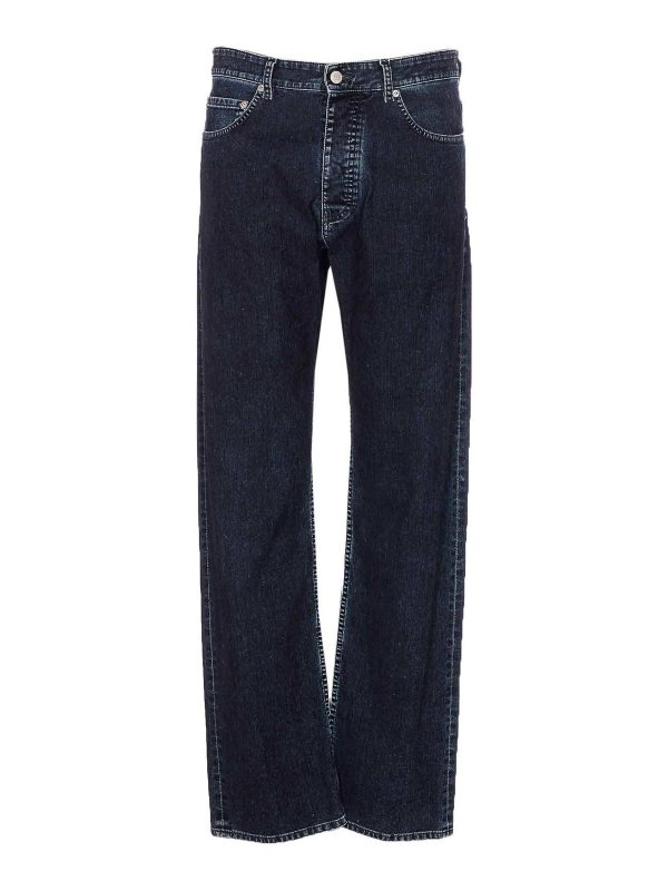 MM6 MAISON MARGIELA: Straight Leg Jeans - Straight Leg Jeans - Blau